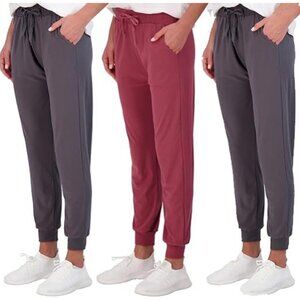 New 3-Pack Women's Ultra-Soft Lounge Joggers Sweatpants Size M